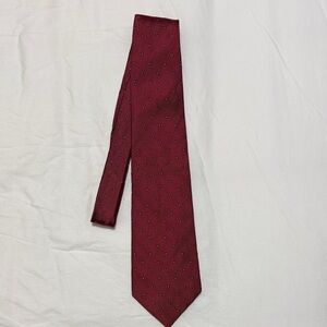 Brooks Brothers Maroon Tie with Dotted Design